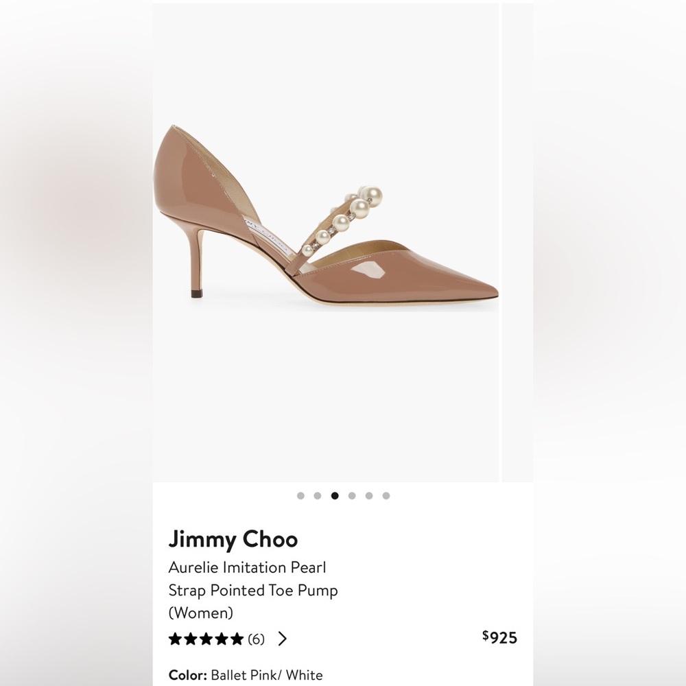 Jimmy Choo Aurelie Sz 35 Patent Pump Women's Brand New With Box. Original $925